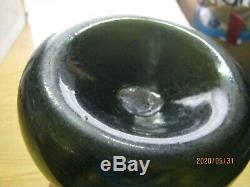 Ocean Fla Keys Shipwreck Pontil 3/4 Size Bulbous1700's Black Glass Dutch Onion