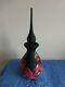 Okra Glass Perfume Bottle Black Poppy Limited Edition 44/100 Hand Painted Bnib
