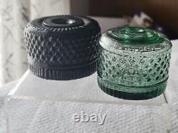 Old Early Rare Size Attic Black Glass Color Three Mold Coventry Ink Bottle Sharp