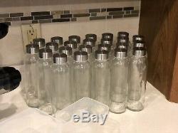 Omega 8006 Cold Pressed Juicer with 24 Glass Bottles Masticating Juicer