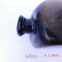 PIG SNOUT BLACK GLASS CASE GIN BOTTLE SHIPWRECK FOUND OFF GA/SC COAST 1970's