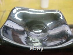 Pontiled 1860'sblack Glass Pig Snoutblankenheym & Nolet Blob Seal Case Gin