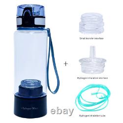 Portable Hydrogen Rich Water Generator Sport Bottle Lonizer Filter Cup SPE/PEM