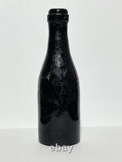 Pre-1900s Rare Antique Old Wine Bottle. Glass