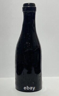 Pre-1900s Rare Antique Old Wine Bottle. Glass