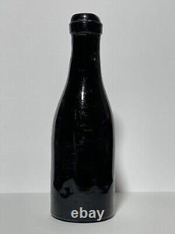 Pre-1900s Rare Antique Old Wine Bottle. Glass