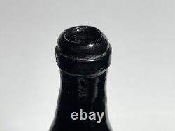 Pre-1900s Rare Antique Old Wine Bottle. Glass