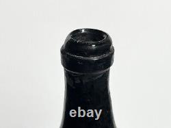 Pre-1900s Rare Antique Old Wine Bottle. Glass