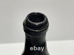 Pre-1900s Rare Antique Old Wine Bottle. Glass