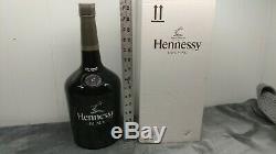RARE Hennessy Black Cognac HUGE 300CL Empty Display Dummy Glass Bottle With Box