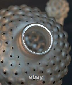 R. Lalique Embossed Opaque Perfume Bottle with Black Dots