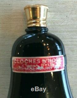 Rare Antique 20s Cloches De Noel Xmas Bells Perfume Bottle Grasse Molinard 2126