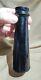 Rare Antique Truffle Jar Hand Blown Black Glass Similar C17th Onion Bottle