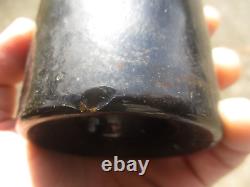 Rare Black Glass Iron Pontil Wynand Fockink Liquor Bottle 1850's Era Clean L@@k