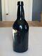 Rare C W & Co. Dark Green / Black Glass Beer Or Wine Bottle Antique 19th C