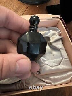 Rare Vintage D'Orsay Le Dandy Set Baccarat Black Bottles In Original Box