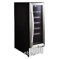 Refrigerator Wine Cooler Fridge 48 Bottle Capacity Digital Control Glass Door US