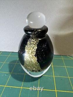 Robert Eickholt Dichroic Glass Perfume Bottle Signed 2002