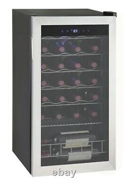 SMAD 28 Bottles Wine Refrigerator Stainless Steel Wine Cooler Freestanding