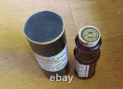 Sharp & Dohme Baltimore Emb Label & Tube 100 Yr Old Lapactic Pills Poison Bottle