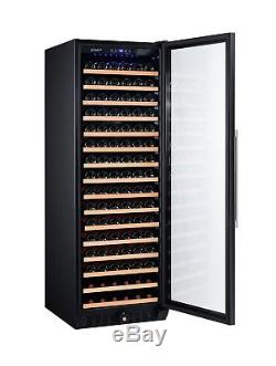 Smith & Hanks 183 Bottle Single Zone Wine Refrigerator Cellar Glass
