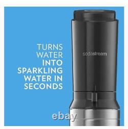 SodaStream Aqua Fizz Sparkling Soda Maker Black Glass Bottle