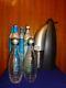 Sodastream Penguin Sparkling Water Soda Maker 2 Glass Carafe Bottle, 4 Co2 Tanks