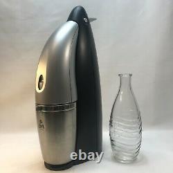 Sodastream Rare Penguin Soda Seltzer Sparkling Maker Main Unit & Glass Bottle