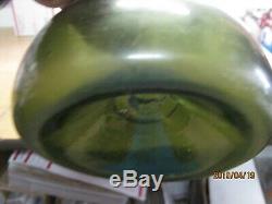 Spectacular Florida Dug Pontiled 1700-20olive Green Black Glass Dutch Onion