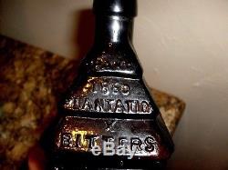 St. Drakes 1860 Plantation X Bitters Black Cherry Cinnamon Nice Thick Glass Rare