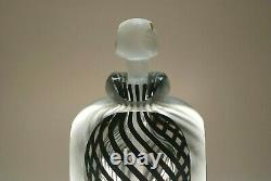 Stunning Vintage 1984 Signed James Clark Hand Blown Glass Perfume Bottle/Flacon