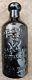 Superb Condition Black Glass Mineral Ginger Beer Bottle Robson Saffron Walden