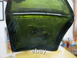 The Best Ever 1780 Open Pontiled Black Glasssquare Shoulder Dutch Case Gin