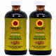 Tropic Isle Living Jamaican Black Castor Oil Healing 8oz(pack Of2)glass Bottles