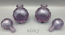 Uranium Pr Alexandrite Neodymium Cut Glass Perfume Bottles Glow Irice Manganese