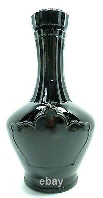 VINTAGE 1930s PERFUME BOTTLE BLACK GLASS ART DECO PRINCE GEORGE OF RUSSIA ELIXIR