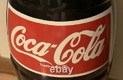 VINTAGE GIANT 23 INCH GLASS COCA COLA BOTTLE With Cap Extremely RARE FREESHIP