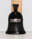Vintage Molinard Paris Xmas Bells Empty Perfume Bottle Withstopper Black Glass
