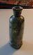 Very Old Pontil Bottle Very Crude And Rare Black Or Dark Green Glass