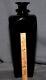 Very Nice Quality Dutch Black Glass Tall Pig Snout Gin Bottle Ca. 1700s