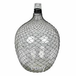 Vickerman 20 Glass Bottle with Black Chicken Wire FQ194320