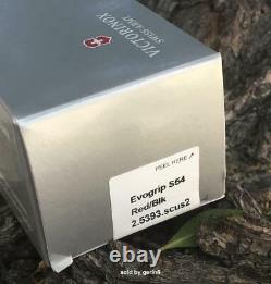 Victorinox Swiss Army Knife, EvoGrip Red/Black S54, # 2.5393. SC-X2, New In Box