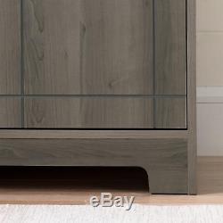 Vietti Bar Cabinet with Bottle and Glass Storage, Multiple Finishes