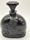 Vintage Circe Perfume Bottle Baccarat Moiret France 1924 Jet Black Glass