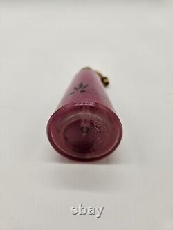 Vintage DeVilbiss West German Purple Art Deco Glass Perfume Atomizer Bottle