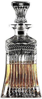 Vintage Decanter Glass Whiskey Glassware Crystal Bottle Bar Scotch Liquor