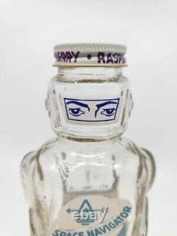 Vintage Galaxy Orbit Admiral Black Raspberry Syrup Glass Bottle