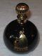 Vintage Jeanne Lanvin Black Perfume Bottle Store Display Gold Stopper 5