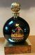 Vintage Lanvin Black Glass Empty X-large Perfume Bottle Made In France