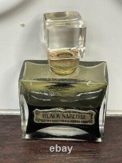 Vintage Misen Joy & Black Narcisse Perfume Rare In Custom Box Mini Glass Bottle